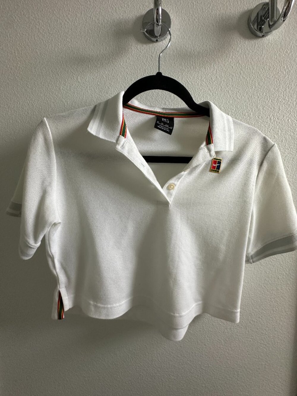 Nike crop polo top - size XS